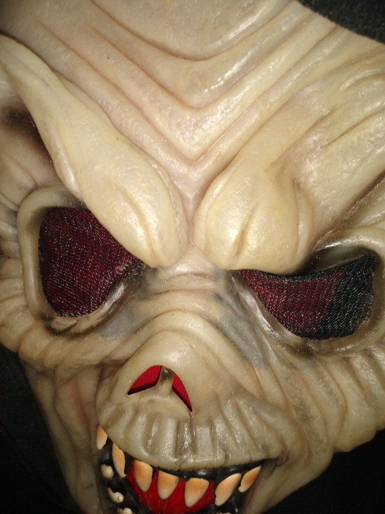 Grim Reaper Mask Full Head Halloween Spooky Scary