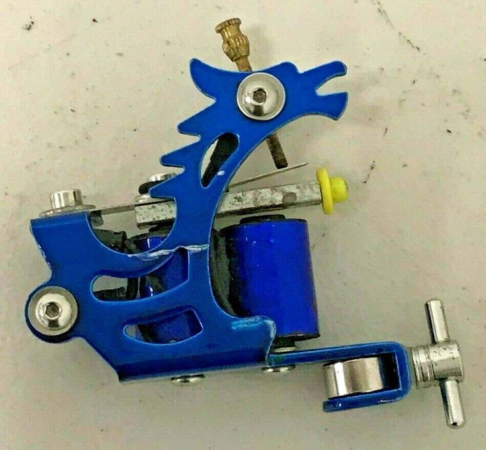 Grinder Classic Lining and Shading Tattoo Machine (Blue)