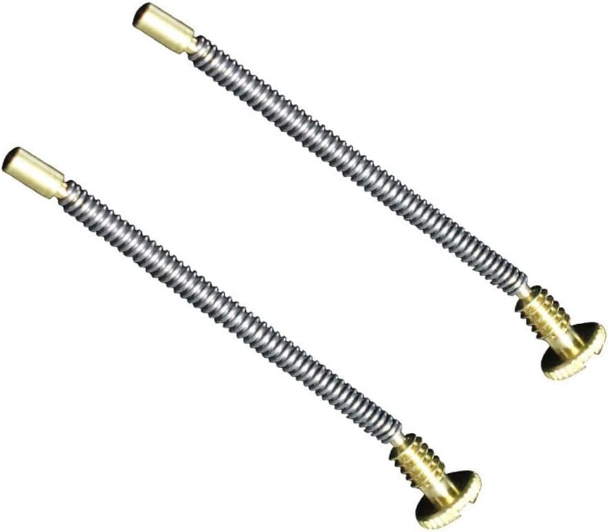 2Pcs Lighter Flints Screw Spring with Base Plate for Lighters Replacement Repair