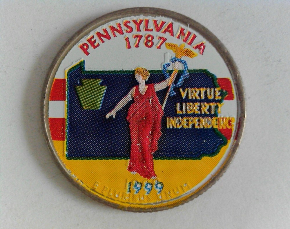 Pennsylvania - 1999 Colorized State Quarter