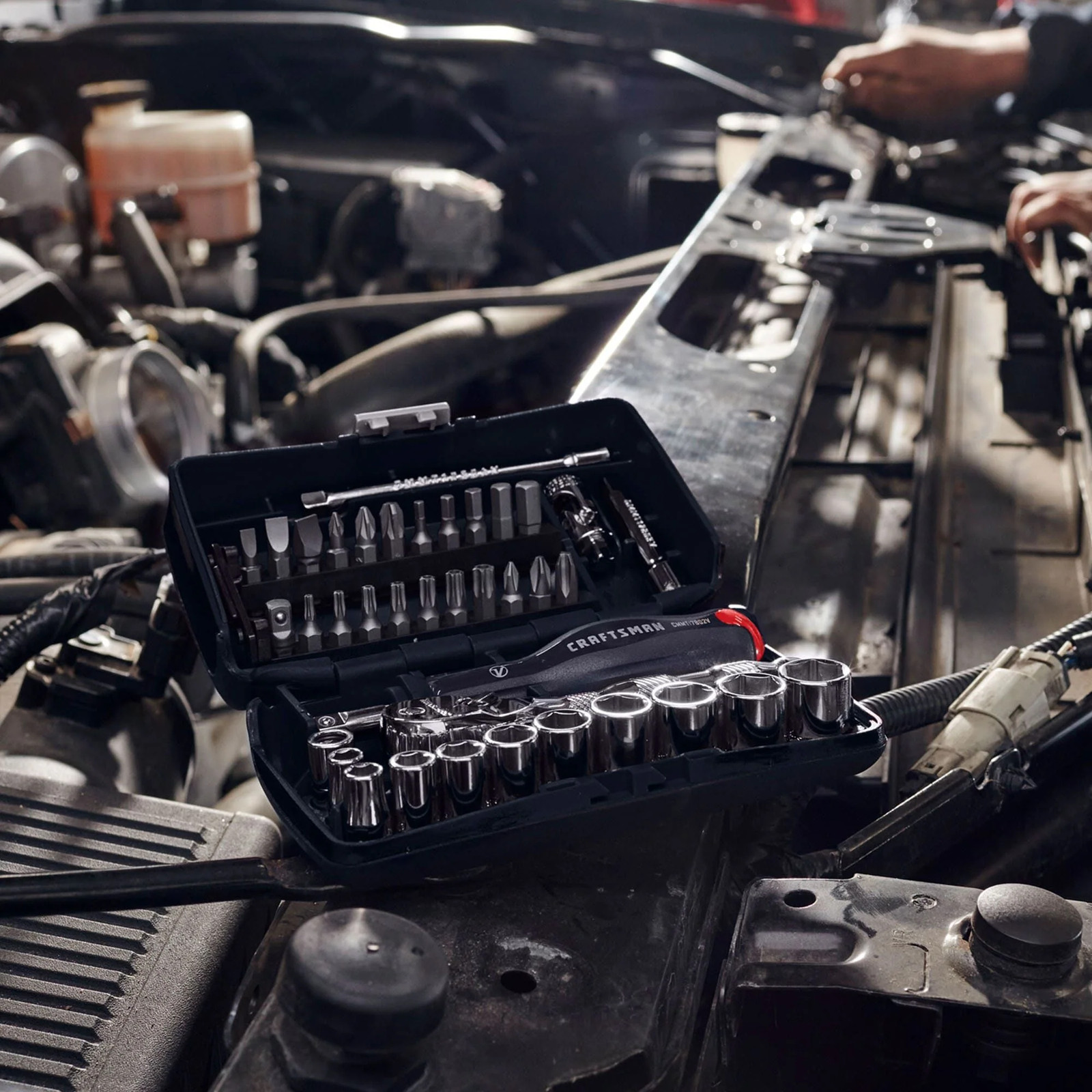 CRAFTSMAN V-Series™ 1/4 in Drive SAE 6-Point Tool Set (38 pc) - CMMT45750V