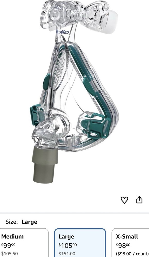 ResMed Mirage Quattro Replacement Frame System - Large