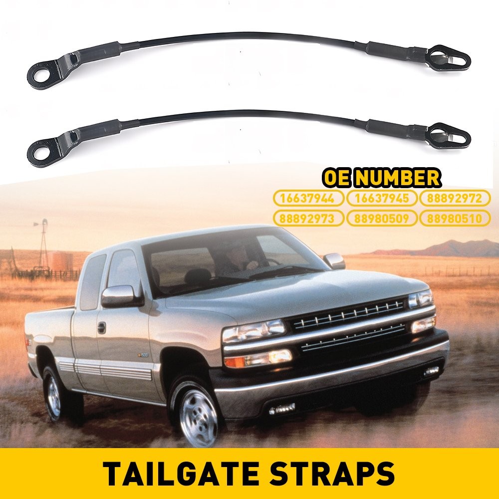 Tailgate Cable Set For Chevy 1999-2006 Silverado 1500 Driver and Passenger Side