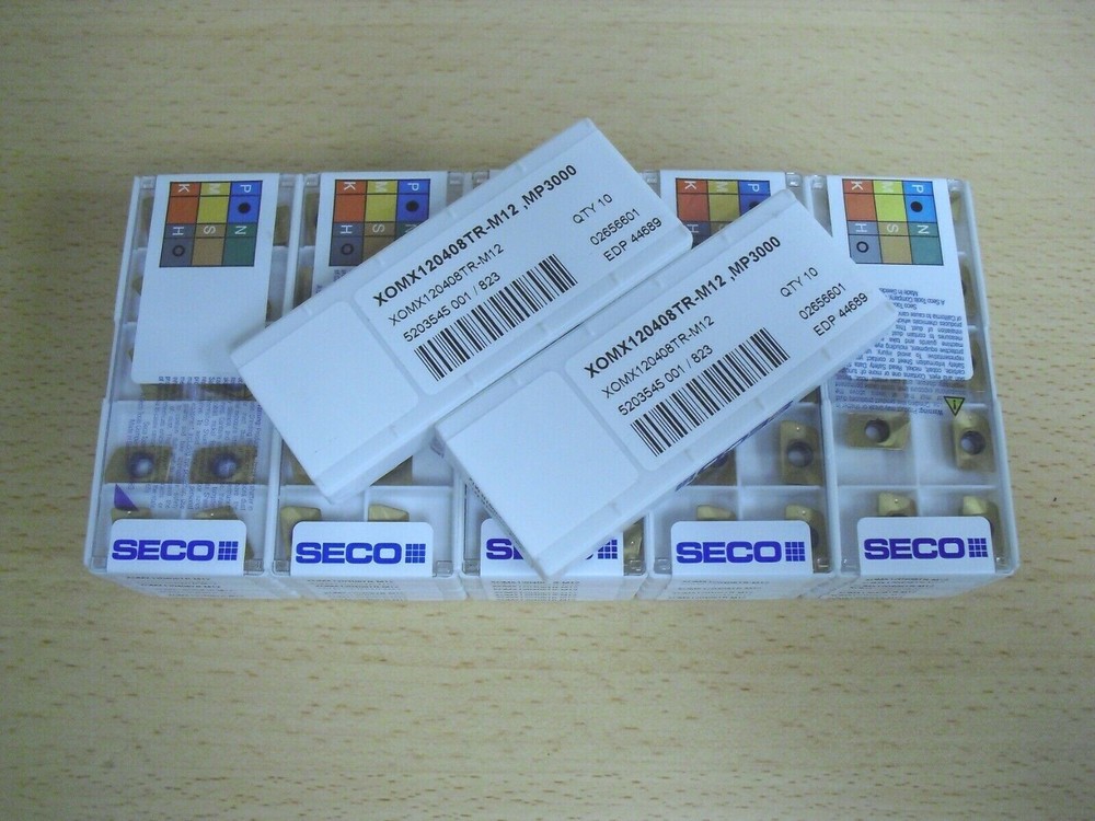 XOMX 120408TR M12 MP3000 SECO INSERT **10PCS**
