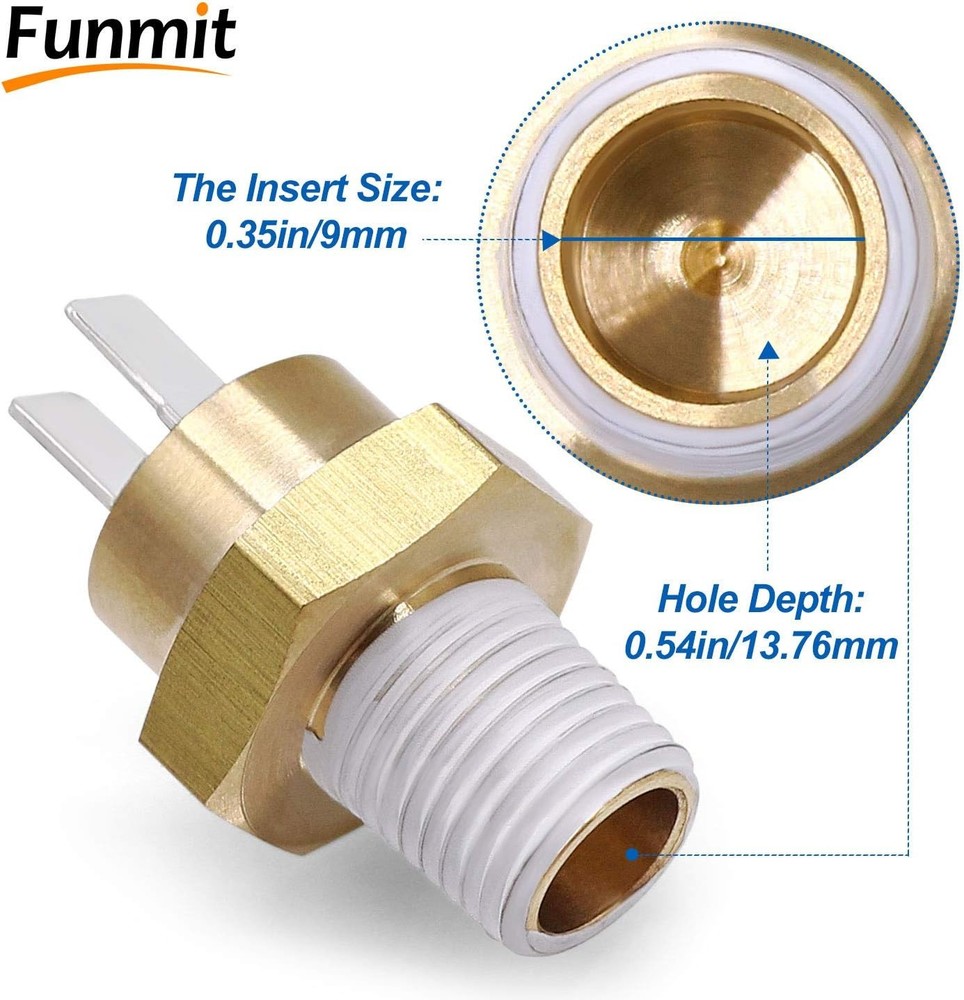 Funmit 42002-0024S Stack Flue Sensor 42001-0063S High Limit Switch and 42001-005
