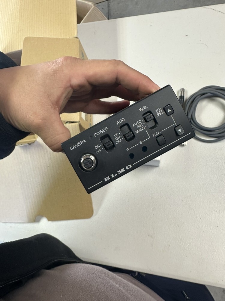 ELMO CC421E CCU Camera Controller/Power Supply, MICRO CAMERA LENS, Cable