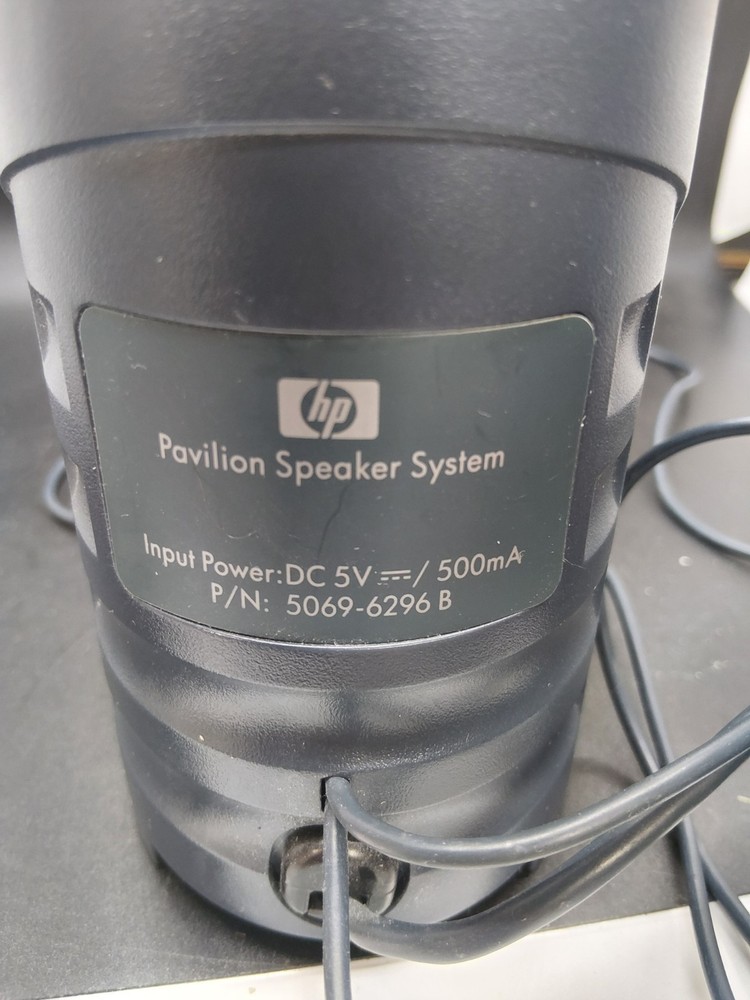 HP 5069-6296 B Pavilion Speaker System TESTED