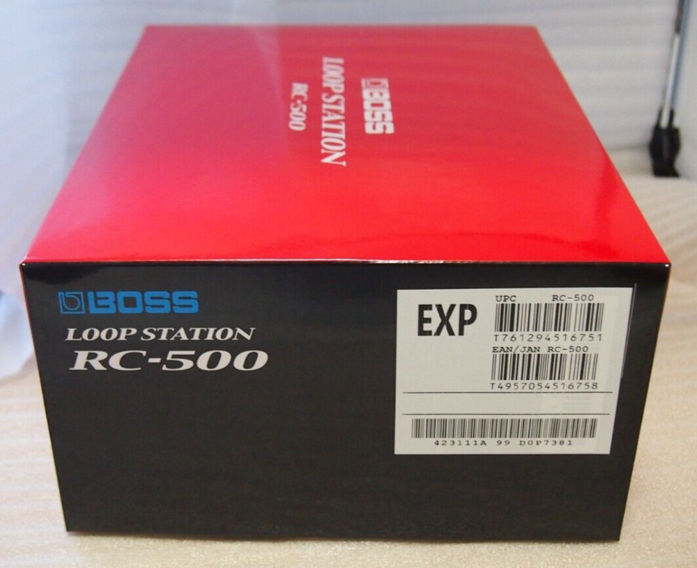 BOSS RC-500 Loop Station Looper Sequencer Effect Pedal Numerous Rhythm Patterns