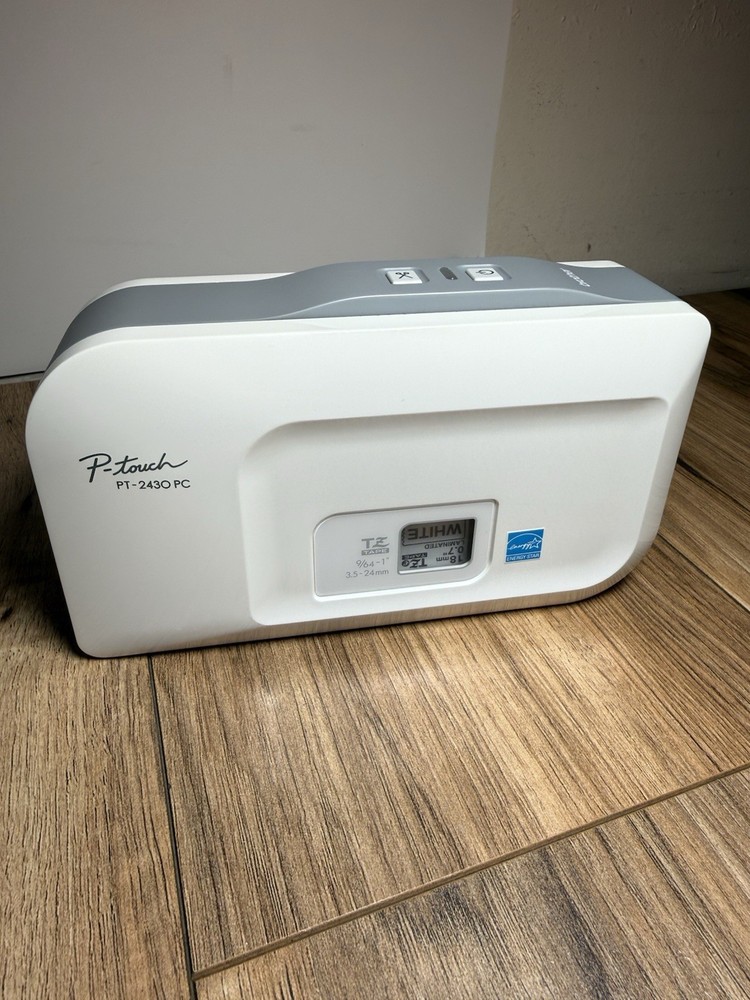 Brother P-Touch PT-2430PC Plug & Label USB Label Printer Complete Tested Mint!