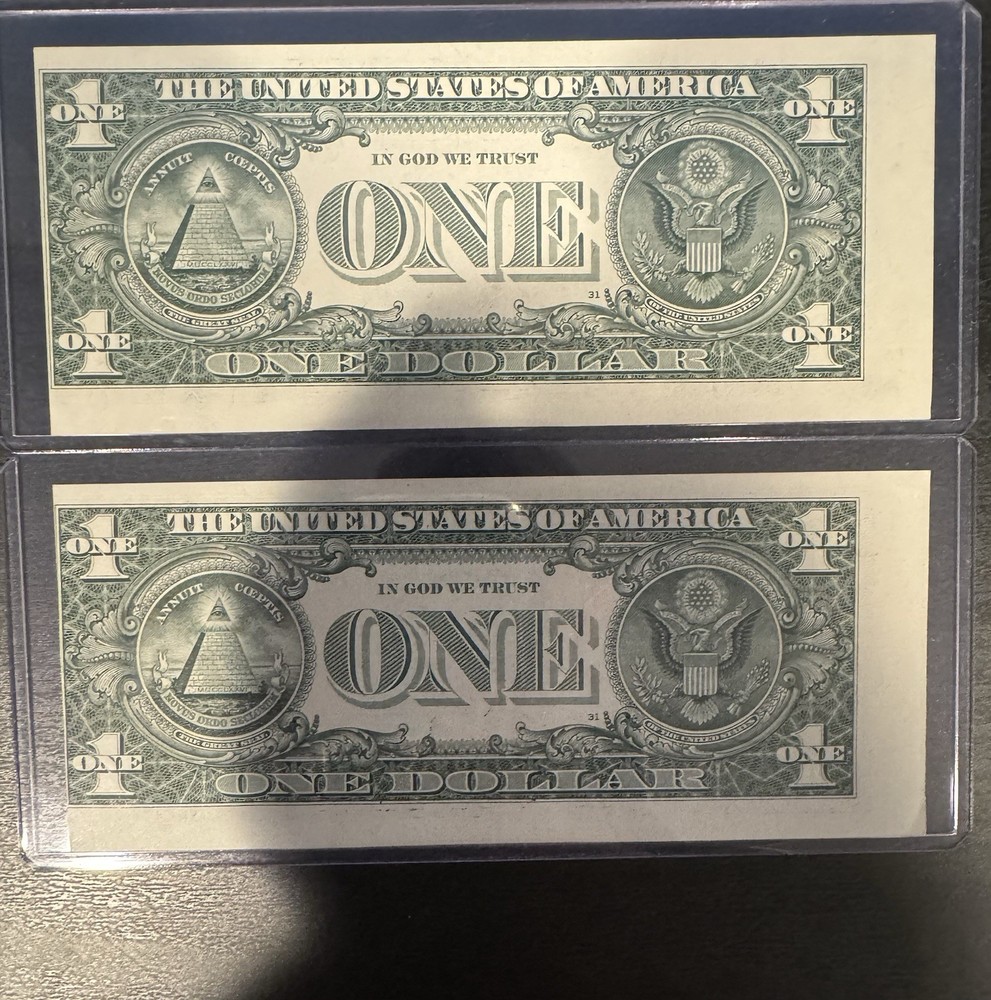 Lot 10 $1 Error Notes – 5 MAJOR Miscut (4 Show Note) + 5 Serial Error/Ladder UNC