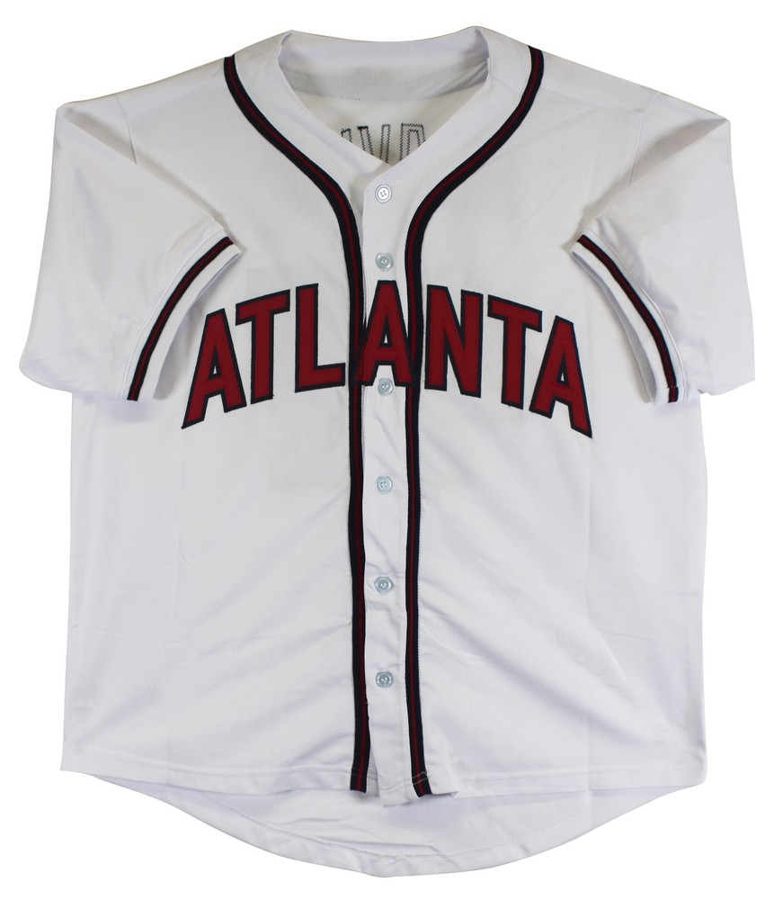 Tom Glavine Authentic Signed White Pro Style Jersey Autographed JSA