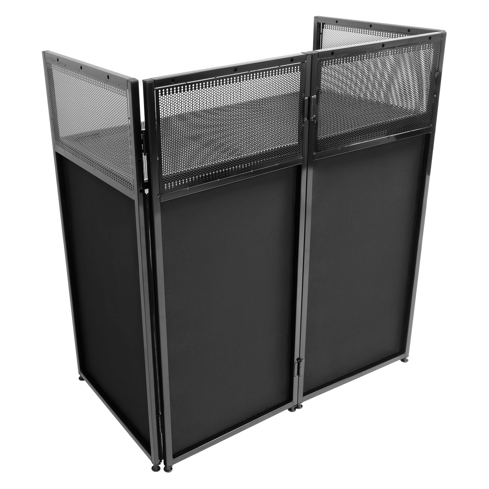 DJ Table Station Adjustable Booth Facade + Flat Table w/Travel Bag 20x40x45"