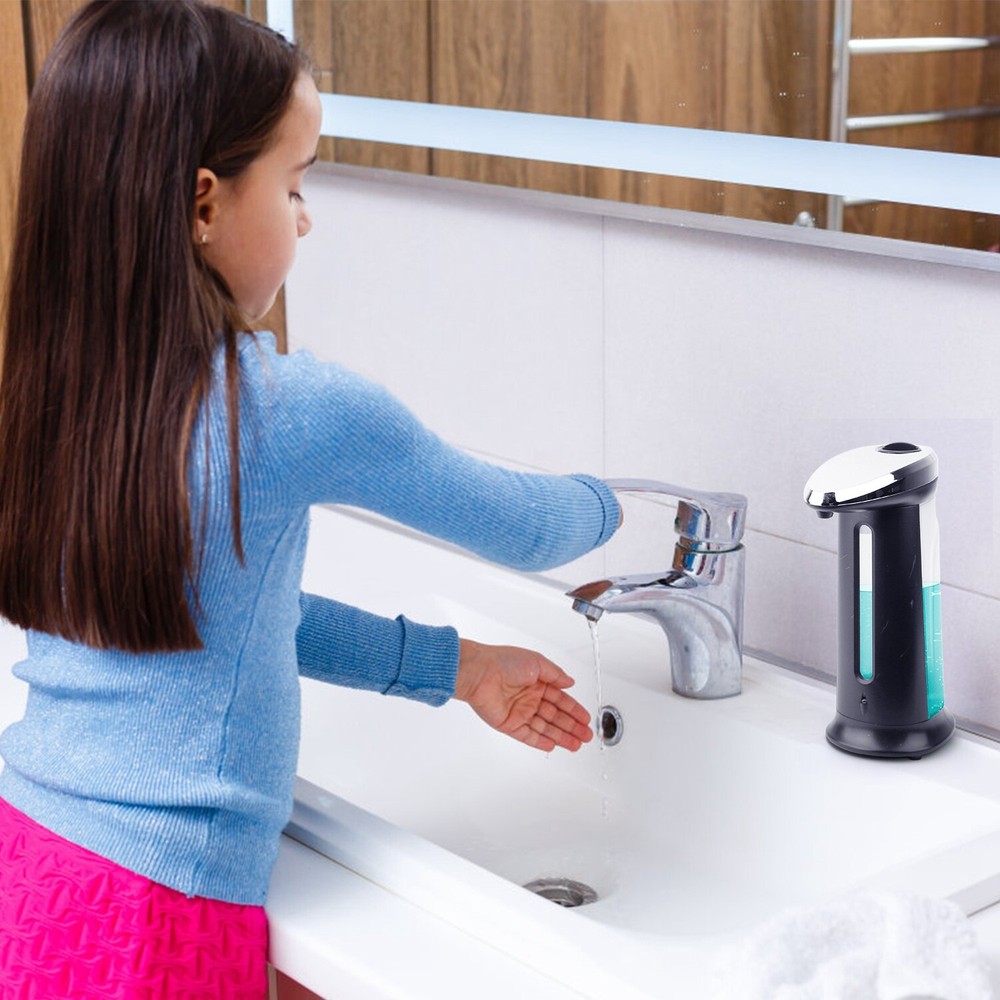 Automatic Soap Dispenser Hands-Free Sensor Touchless Refillable Hand Gel Desktop