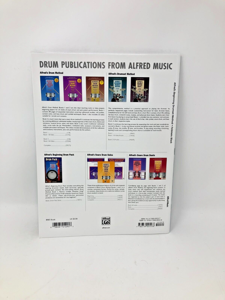 Alfred's Beginning Drumset Method