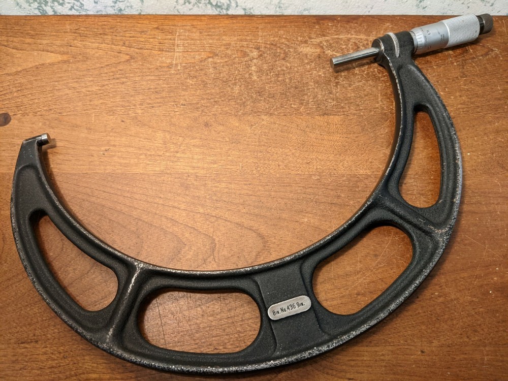 STARRETT 8-9 Inch MICROMETER NO 436RL
