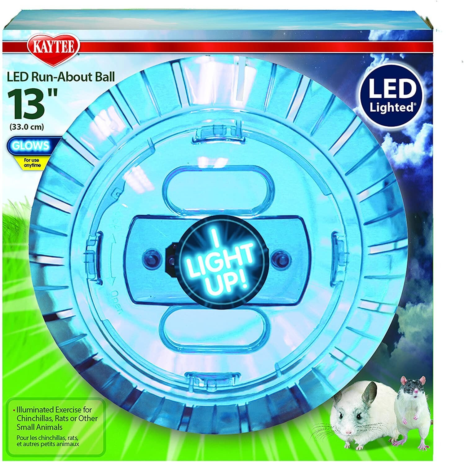 Kaytee LED Run About Ball 13"