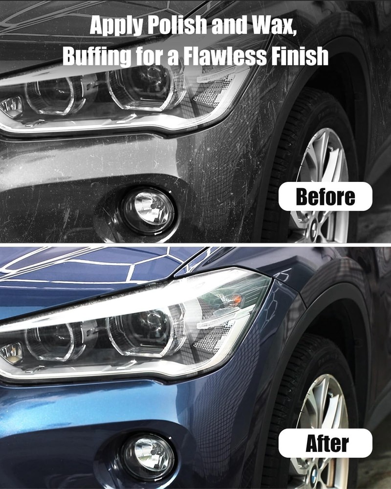 Variable Speed 6-Inch Random Orbital Buffer Polisher - Detailing Made Easy