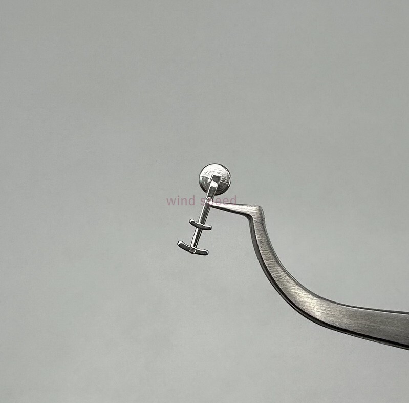 10pcs Dental Ortho Bondable Lingual Button Multi-hook Arms Braces Crimpable Hook