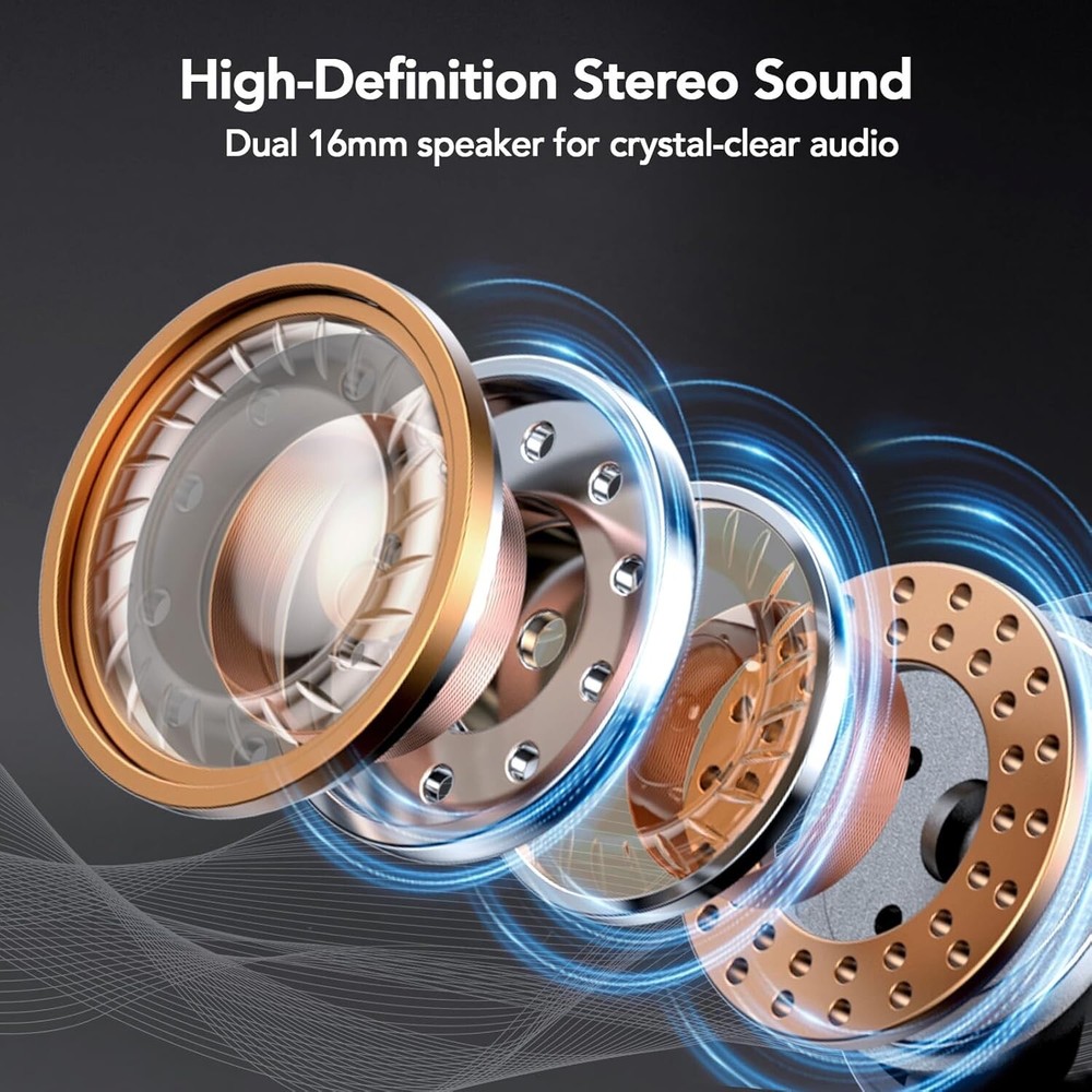 AI Language Translator Earbuds, 135 Languages, HD sound, Touch Screen, TF Reader