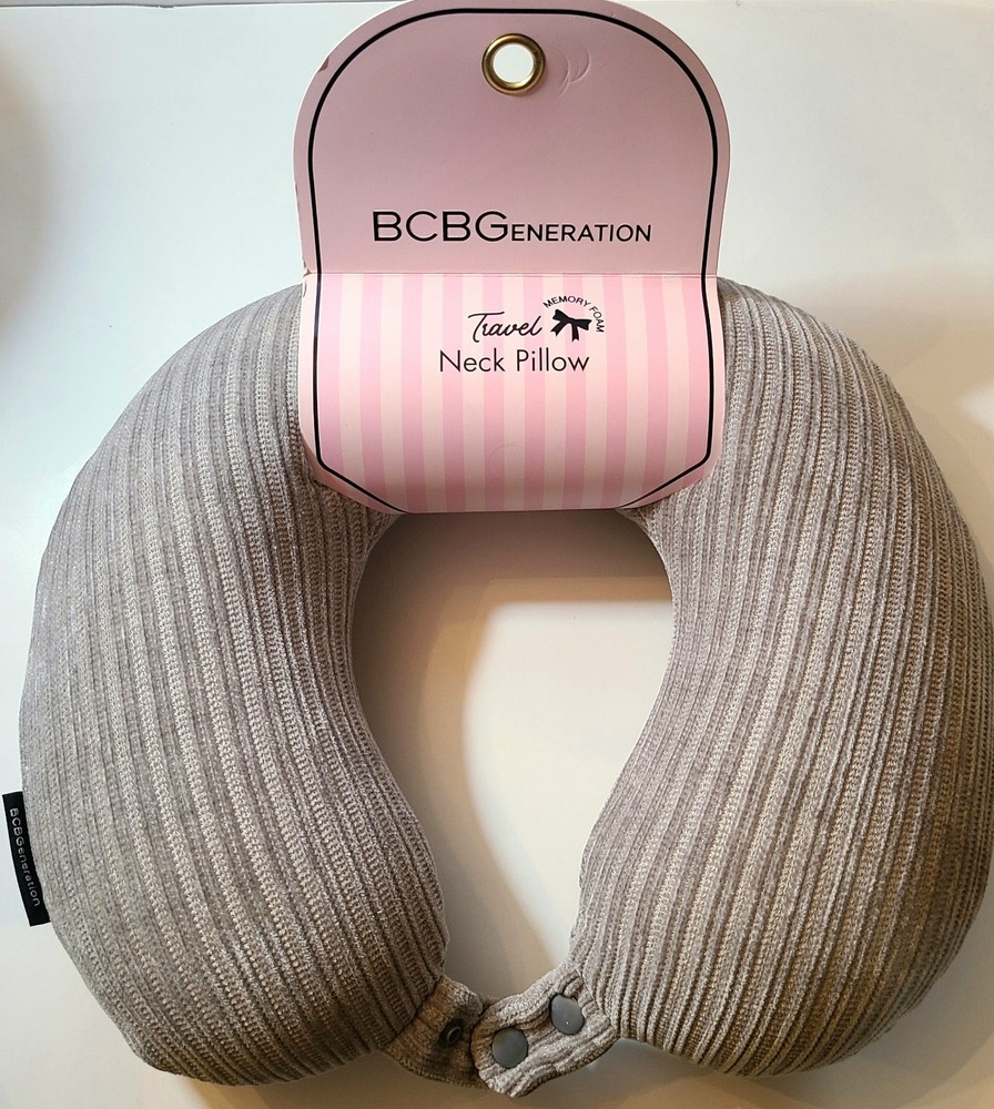 BCBGeneration Memory Foam Travel Neck Pillow