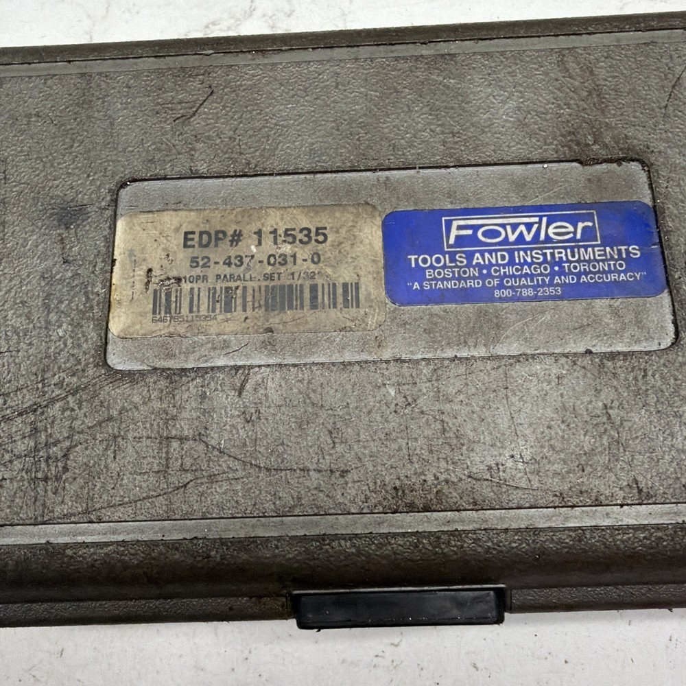 Fowler 10pc Parallel set