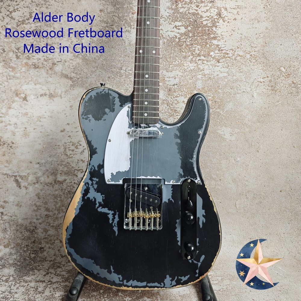 Professional Electric Guitar: TL Custom 6-String S Pickup & Fixed Bridge