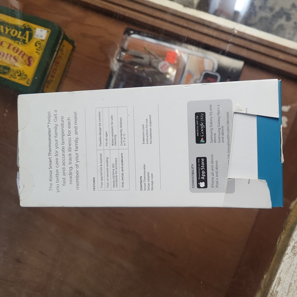Kinsa Smart Stick Digital Thermometer NEW IN BOX-SEALED