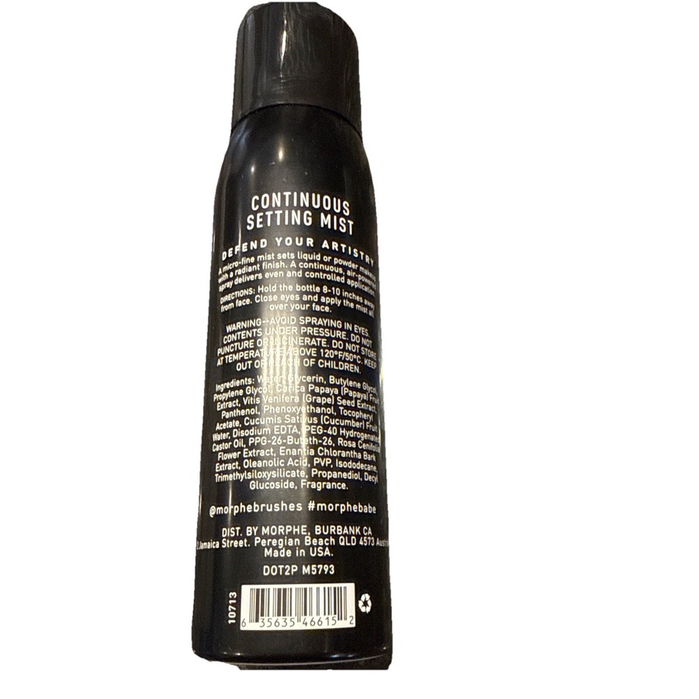 Morphe Continuous Setting Mist 2.8 Oz