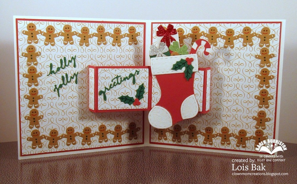 Karen Burniston Die 1244 Small Script - Christmas