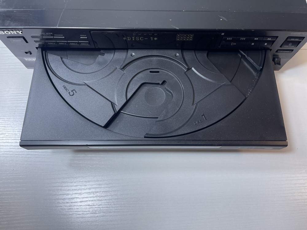 Sony CDP-C500 CD Player 5 Disc Carousel Changer | NO REMOTE