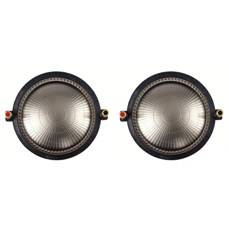 2Pcs Diaphragm Replacement Metal Film Tweeter Consistent Quality Replacement