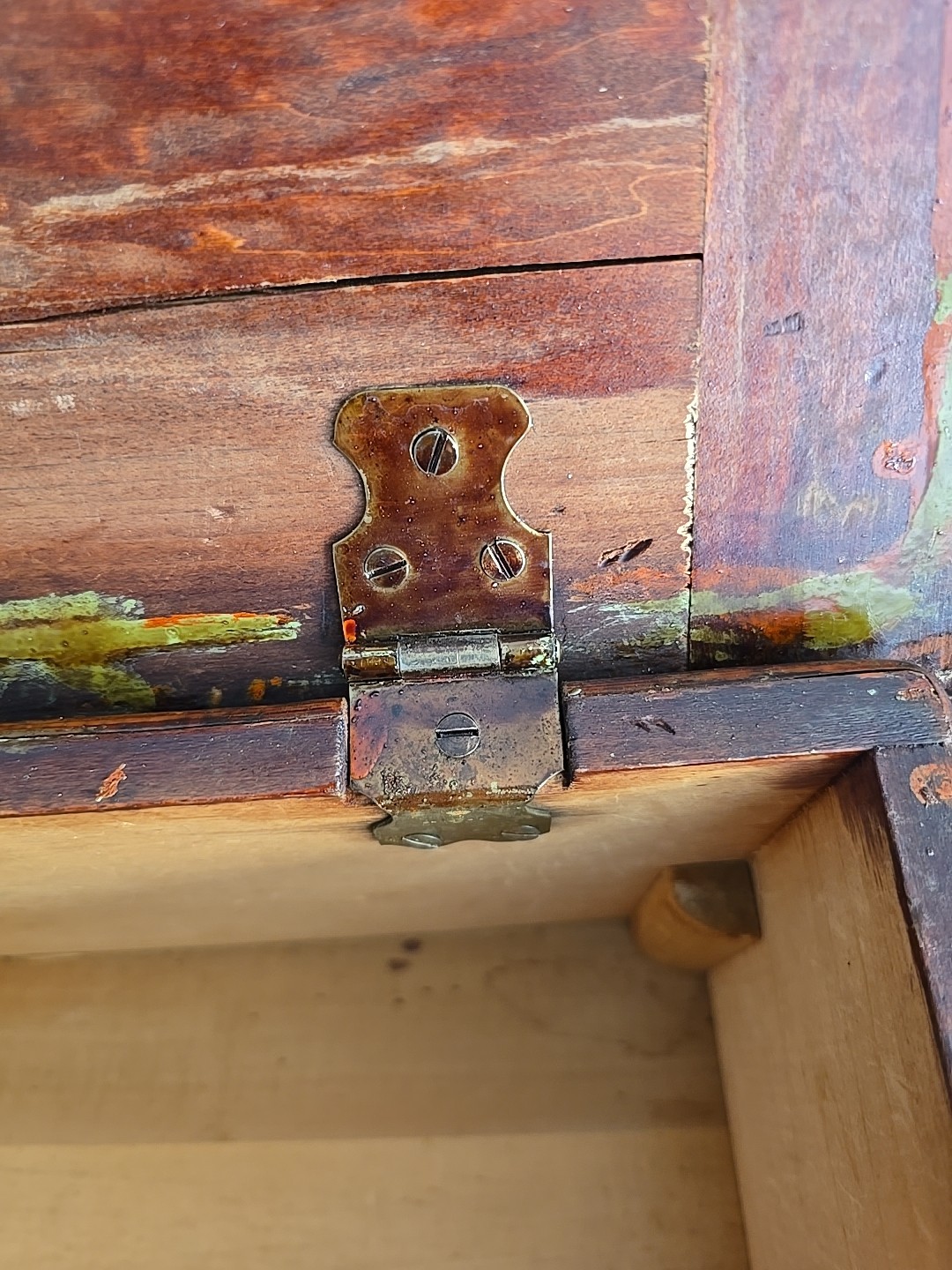 Vintage Bamboo Sewing Basket Stand