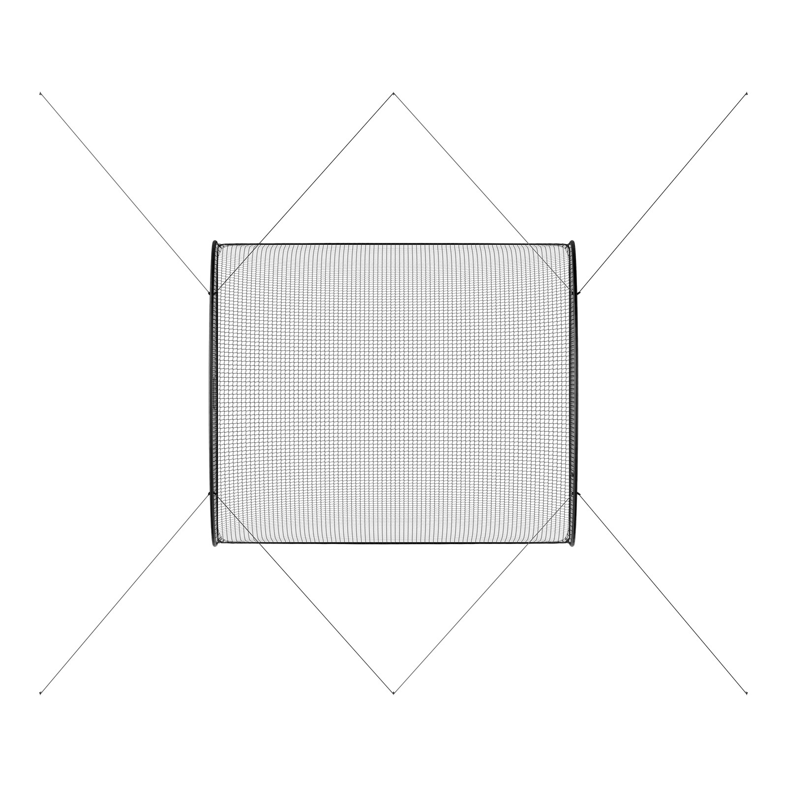 Uimoso Baseball Batting Cage 12.0 x 10.2 x 7.6 FT for Indoor and Outdoor Use