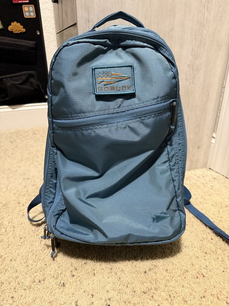 Goruck 18L Bullet Double Compartment (DC) Ripstop Robic backpack blue