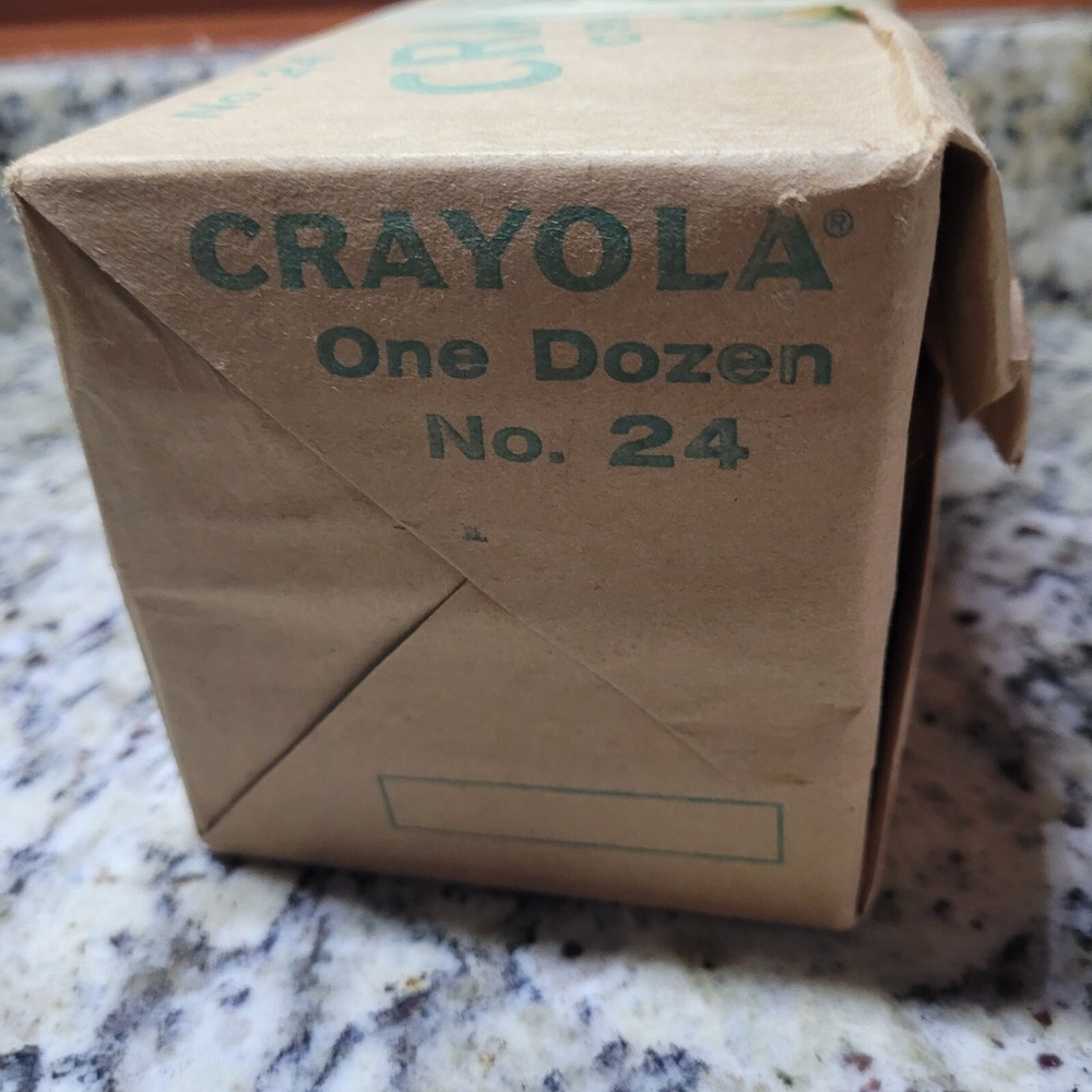 Vintage Binney & Smith Crayola Crayons Full Case Original Wrapper 12 Boxes #24