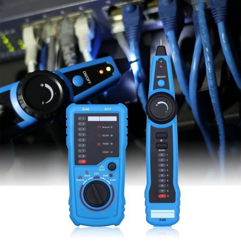 Multifunctional Wire Monotor Tool for Live Internet Cable & Phone Line Testing