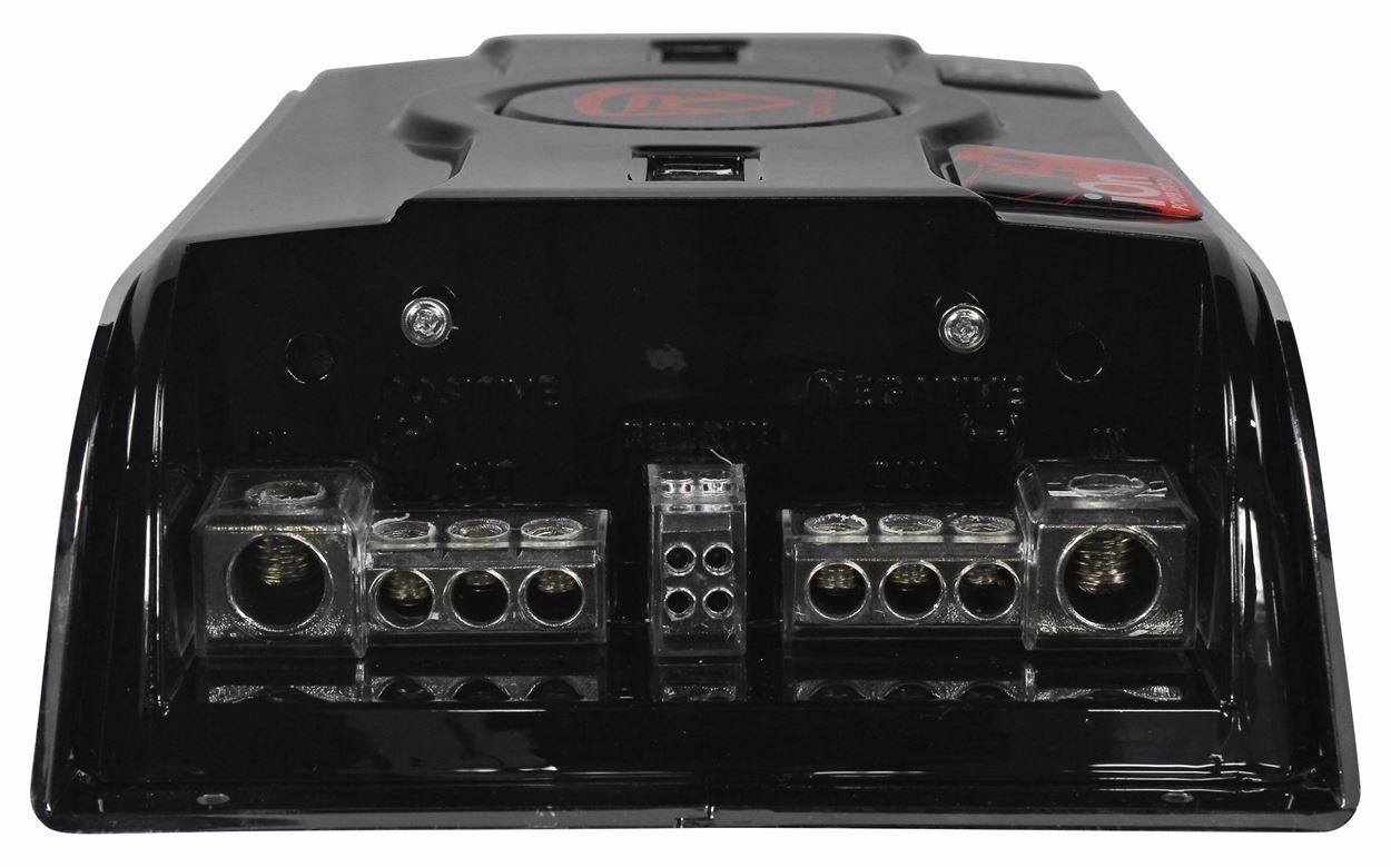 Rockville RXC50D v2 50 Farad 24V Car Audio Capacitor with Voltage+Amperage Meter