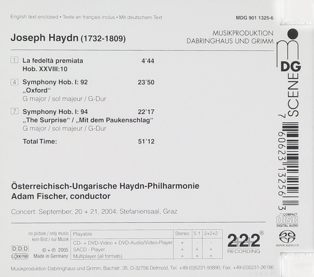 Joseph Haydn Haydn Philharmonie (CD)
