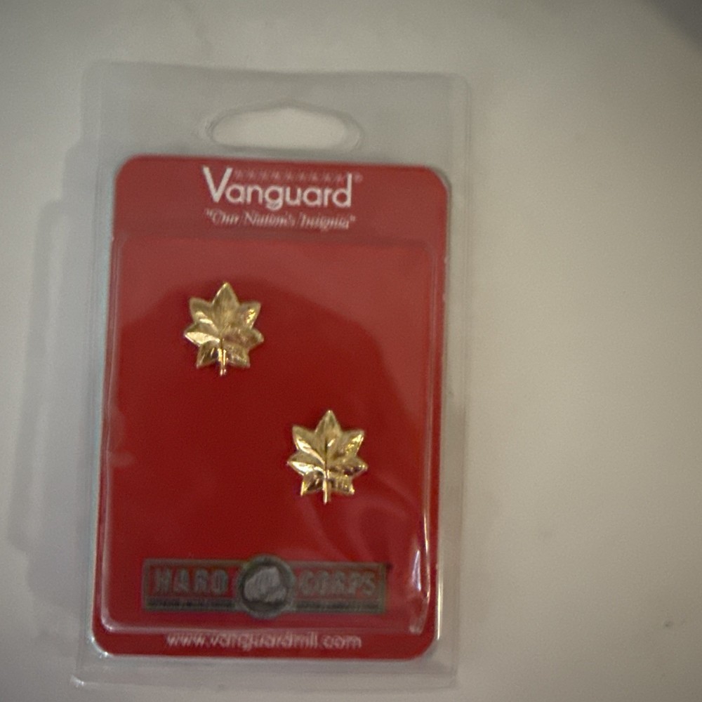 One Pair USMC Major-US Navy   Lt. Commander Collar Device NOS