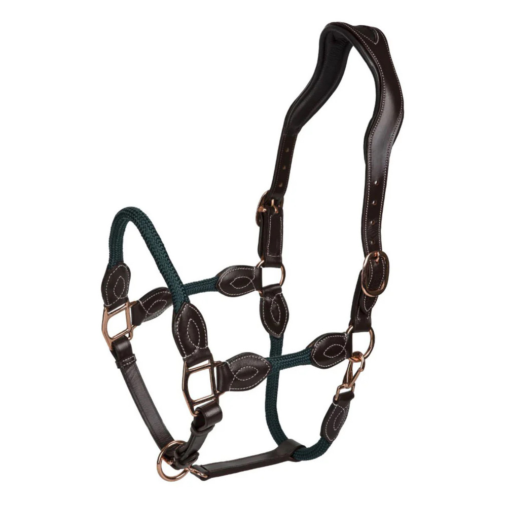 Henri de Rivel Leather & Rope Halter