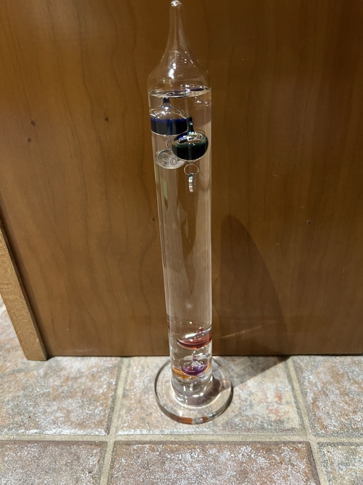 Galileo Glass Thermometer