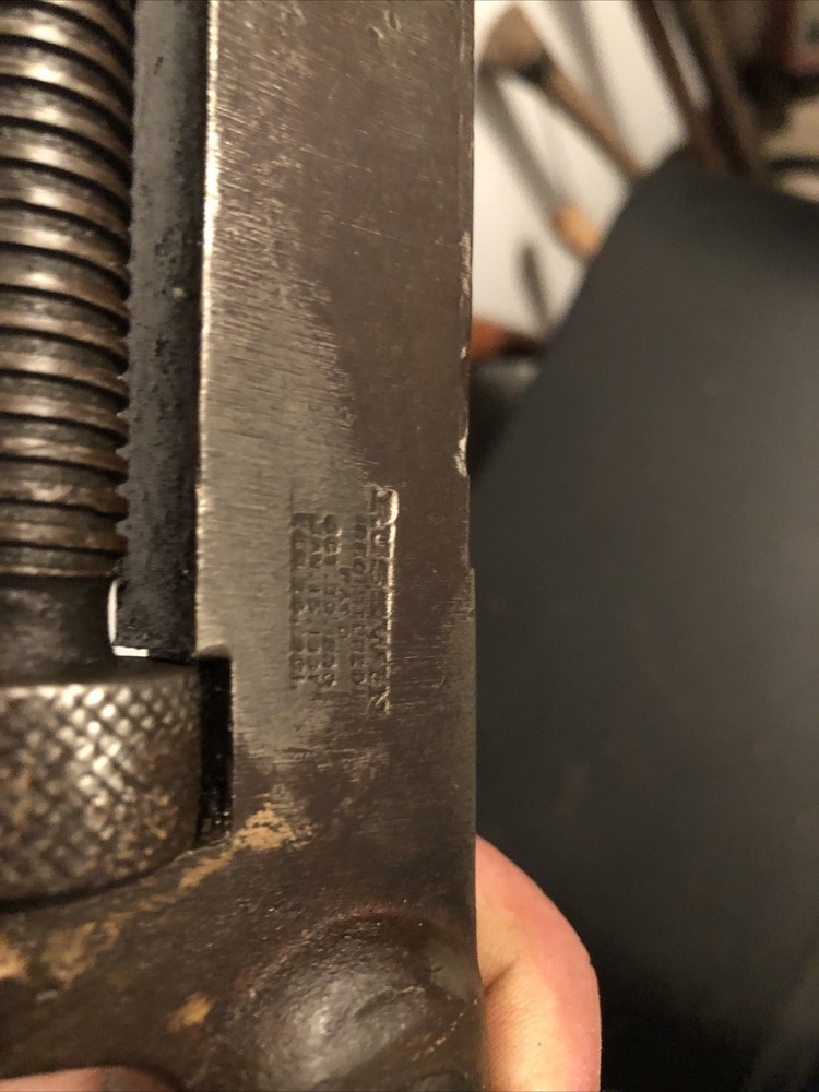 Vintage Russwin Adjustable monkey Pipe Wrench