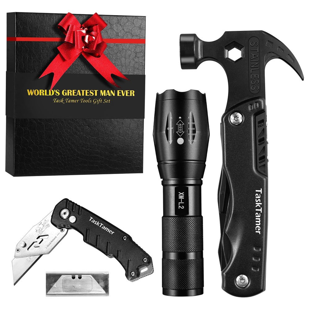 Multitools for Men, Man Gifts Multi-tools Set with Multi-Hammer, Utility Knif...