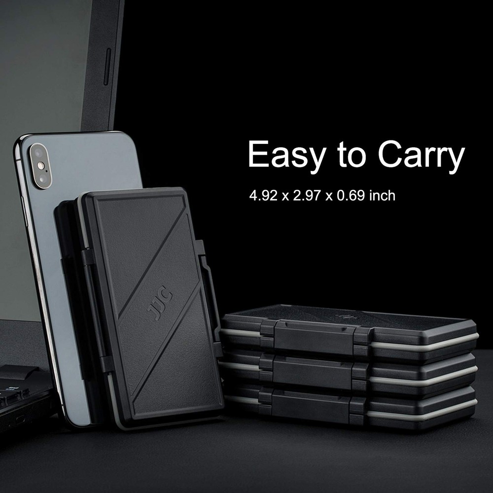 10 Slots Micro SD Card Case+36 Memory Case black