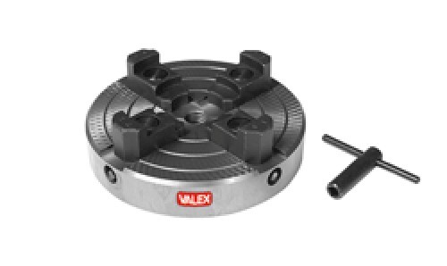 Valex self-centering and reversible 4-jaw chuck