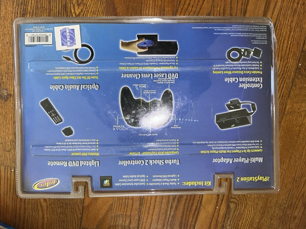 Intec Accessory Controller Bundle Pak for Playstation 2 PS2 Remote -New Sealed