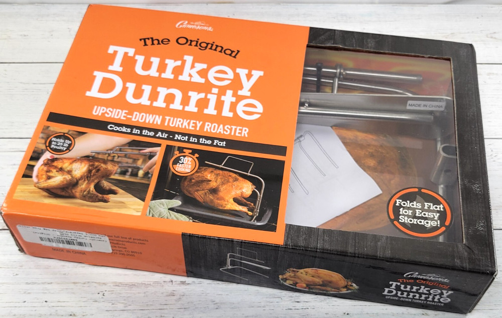 Cameron's TURKEY DUNRITE Upside-Down Turkey Roaster