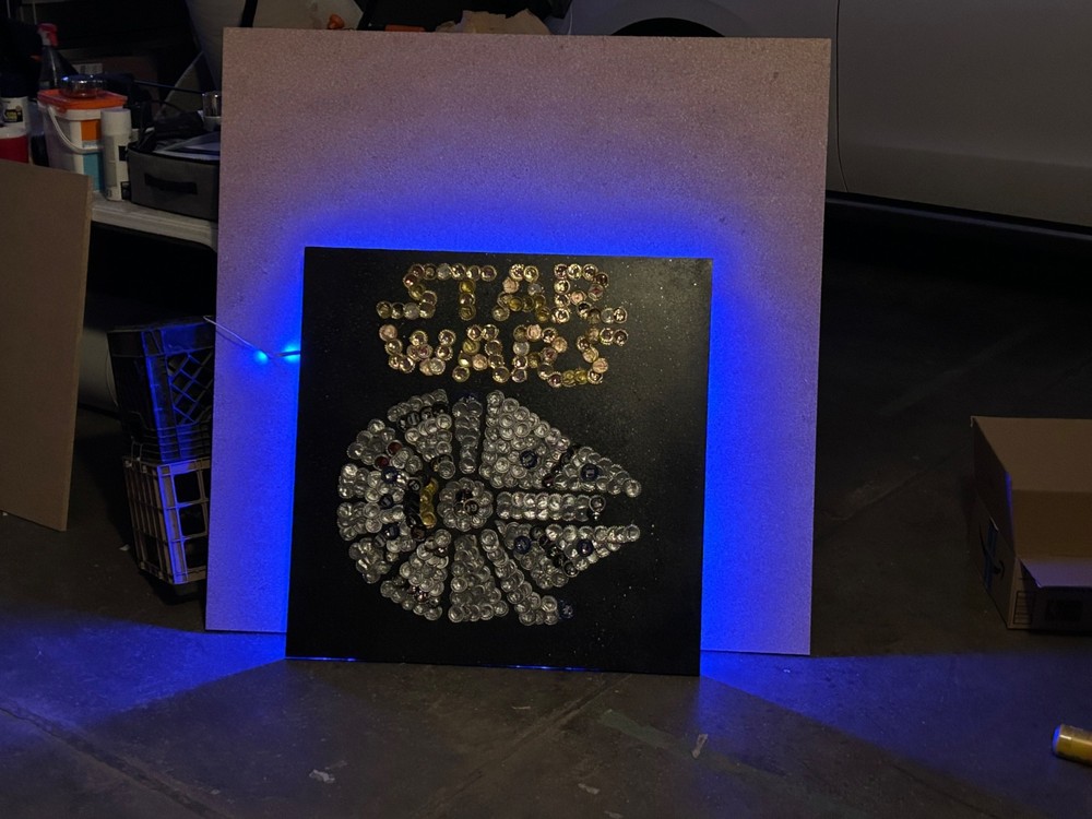Star Wars bottle cap art