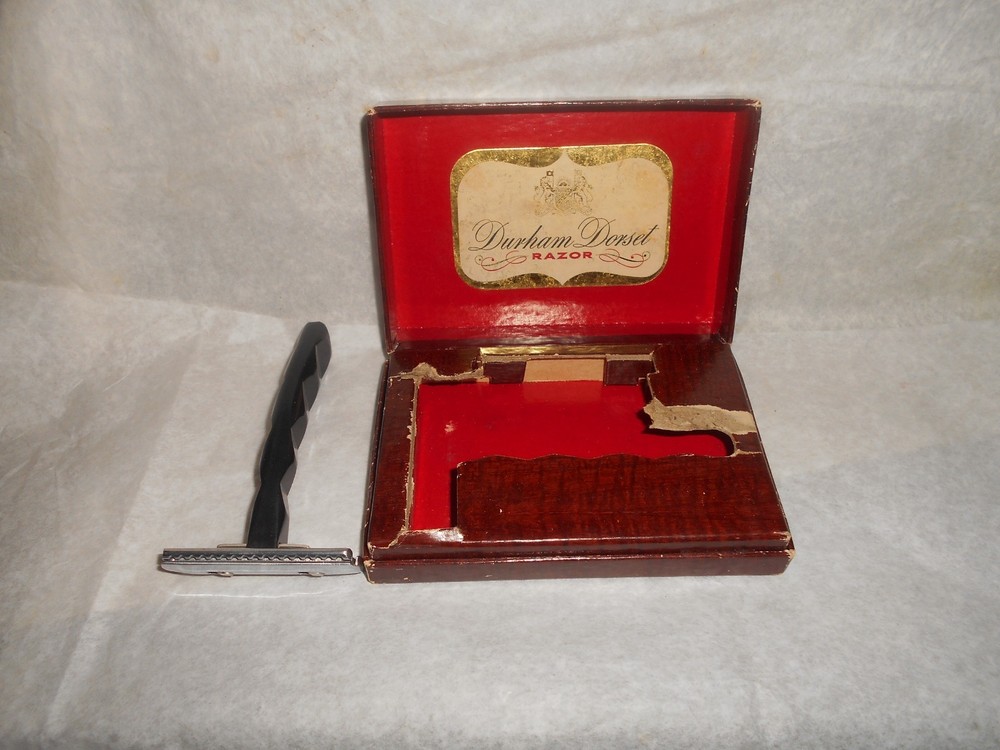Durham Dorset Safety Razor w 1 Blade Box