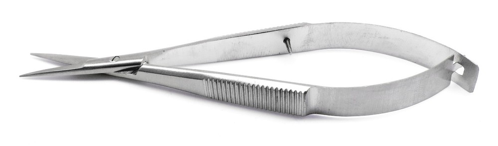 2 Pcs Castroviejo Straight Scissors Sharp/Sharp 4" & 4.5" Micro Surgery Tools